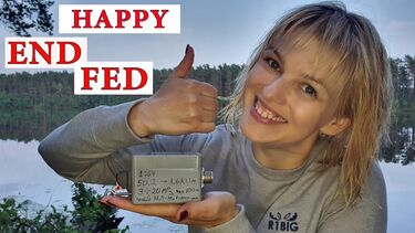 What about an End Fed over the lake?